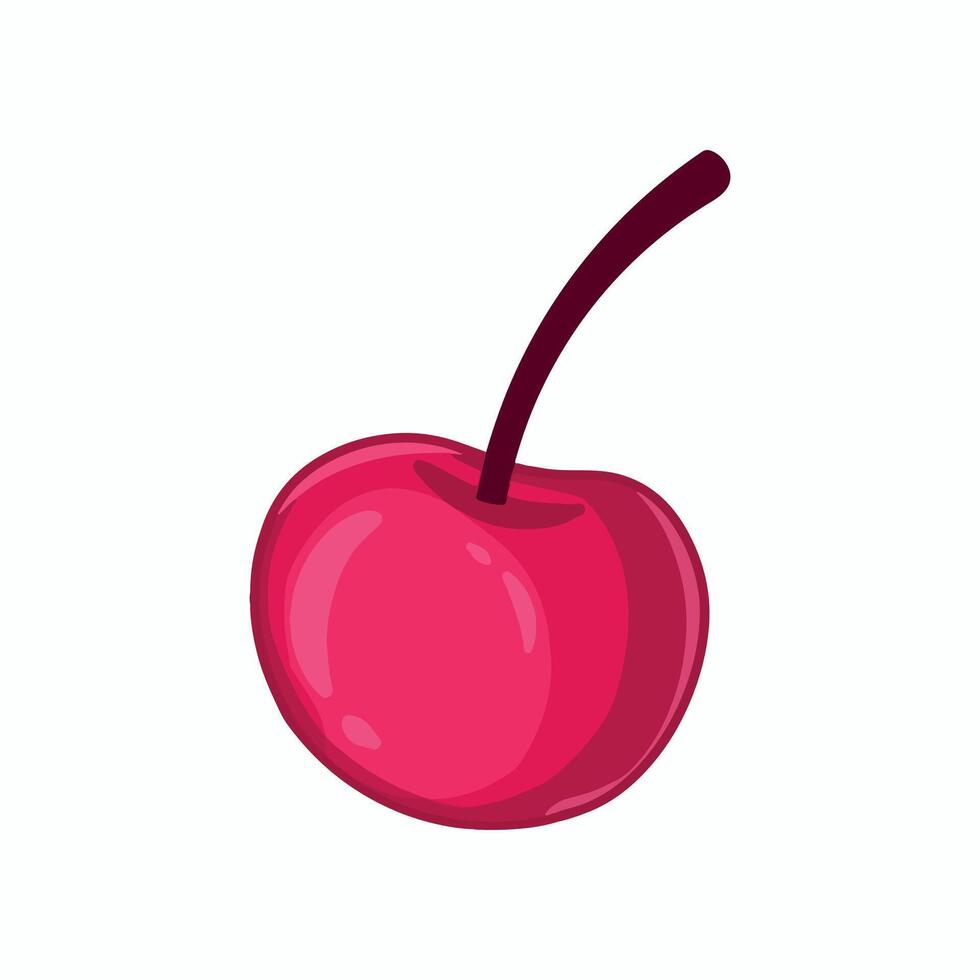 Cherry icon. Cartoon illustration of cherry icon for web design vector