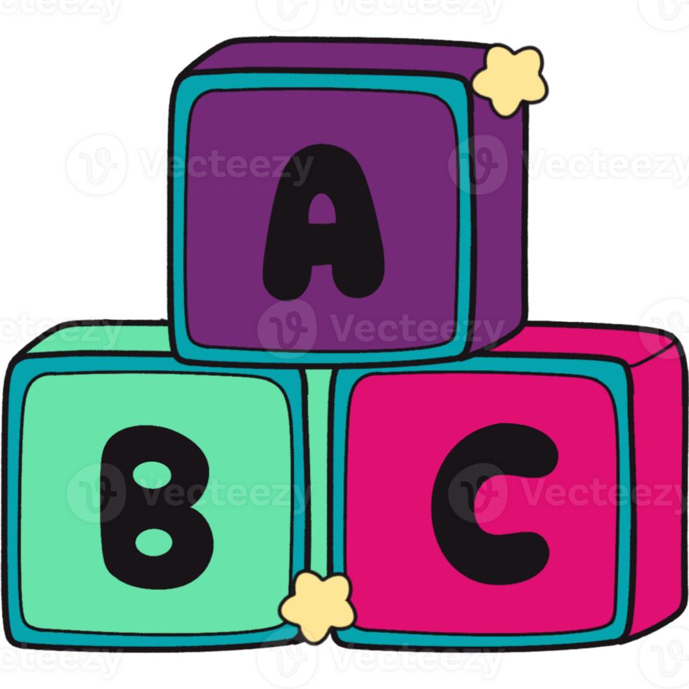 alphabet blocks toys png