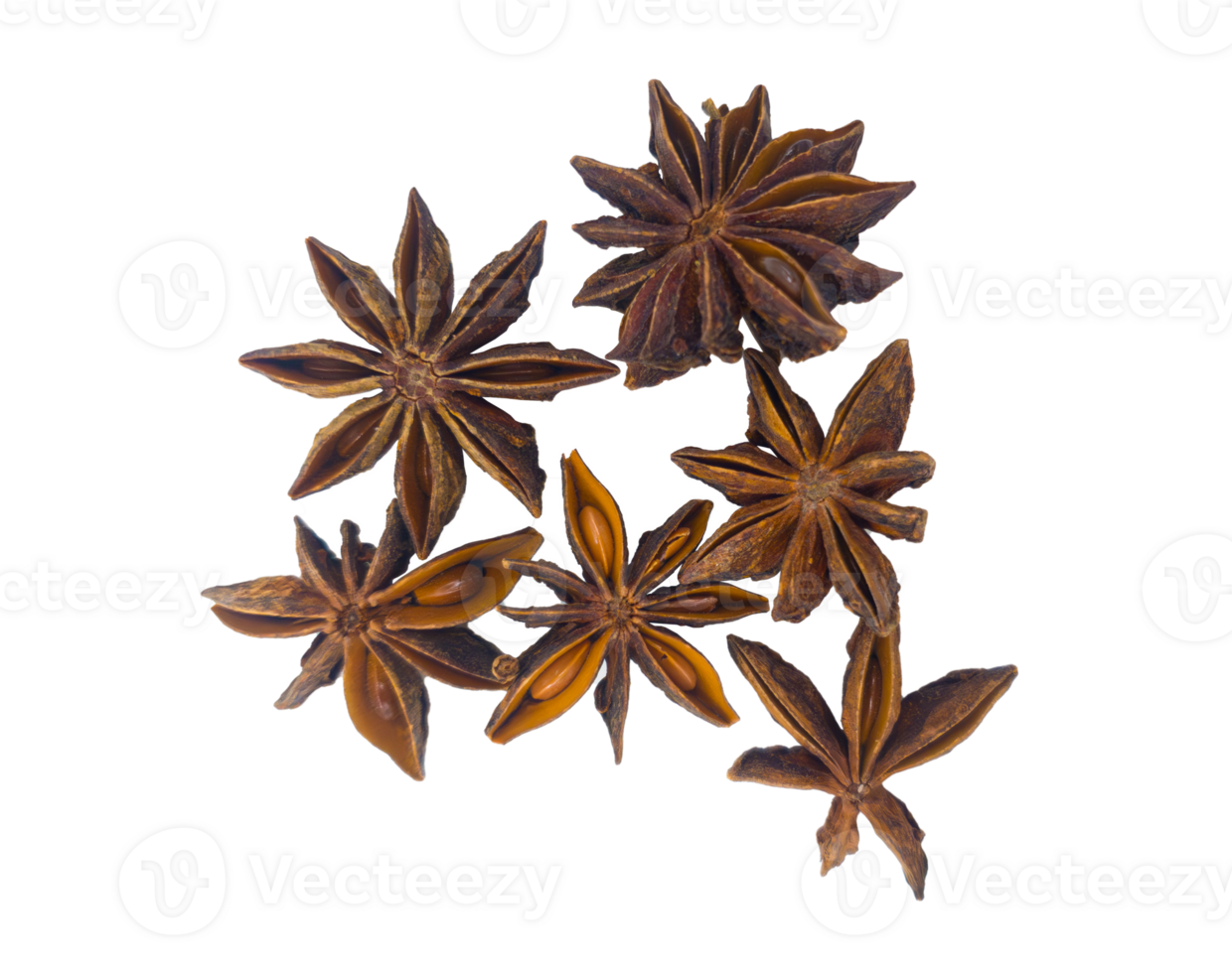 Close-up of star anise without background. A spice with star anise and a rich flavor. Badian. For cooking blogs, recipes, articles about spices and spices, and in materials related to natural ingredie png