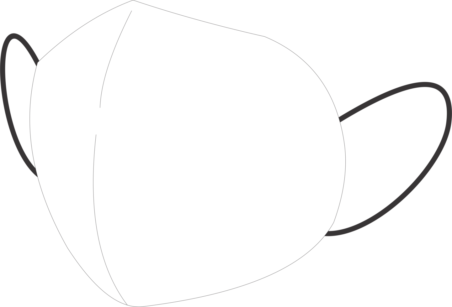 KN medical mask png