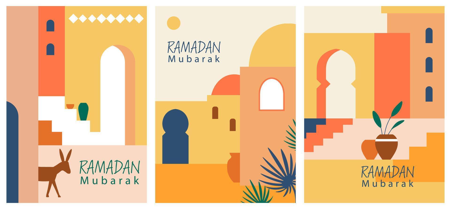 Abstract Ramadan Modern Illustration vector