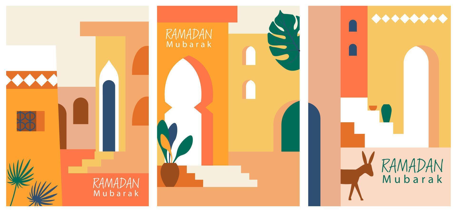 Abstract Ramadan Modern Illustration vector