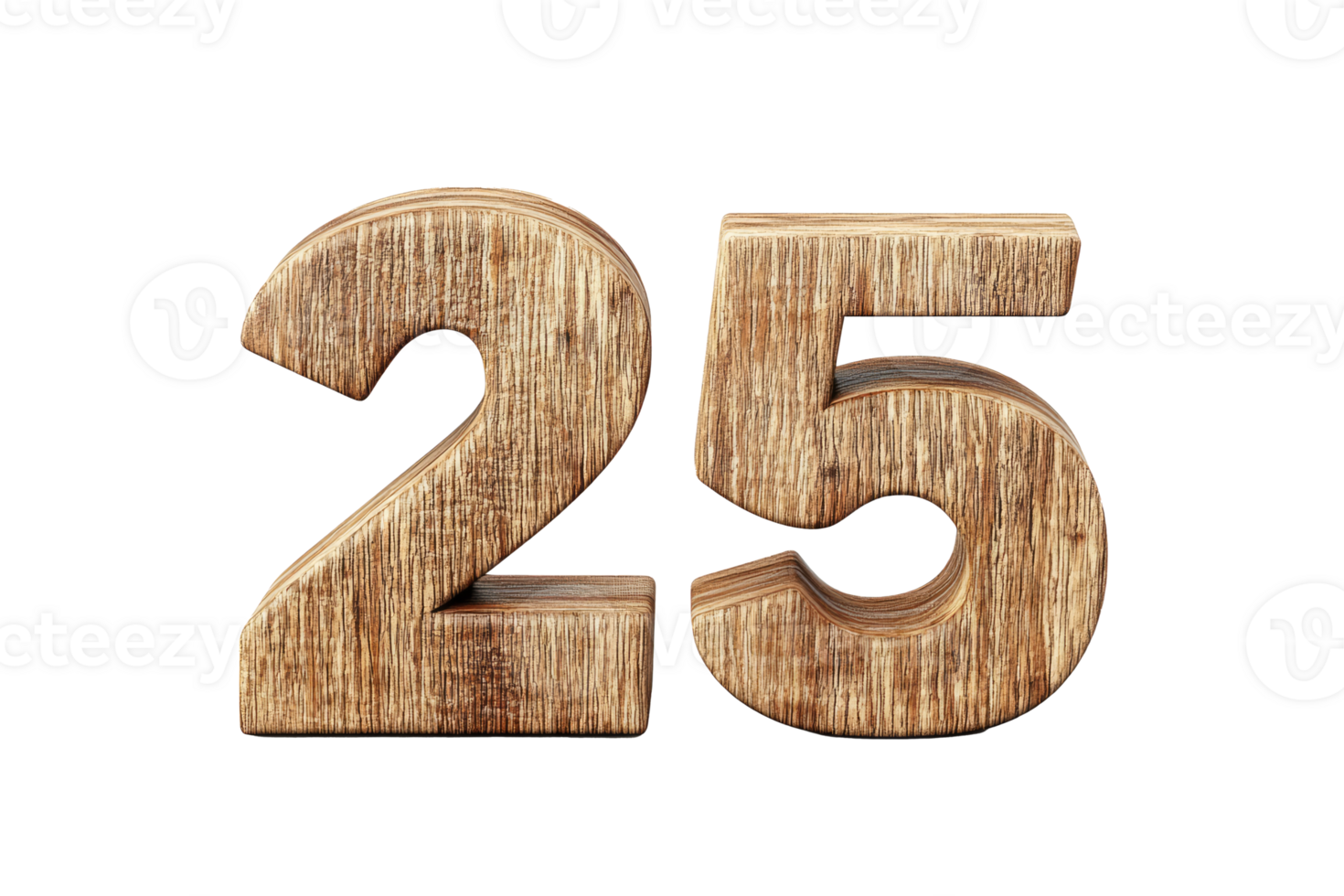 number 25 on transparent background png