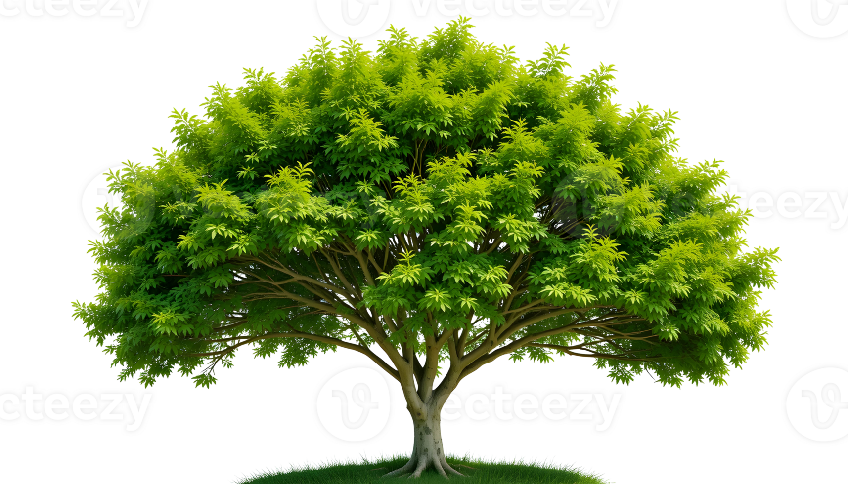 tropical trees isolated used for design, advertising and architecture png