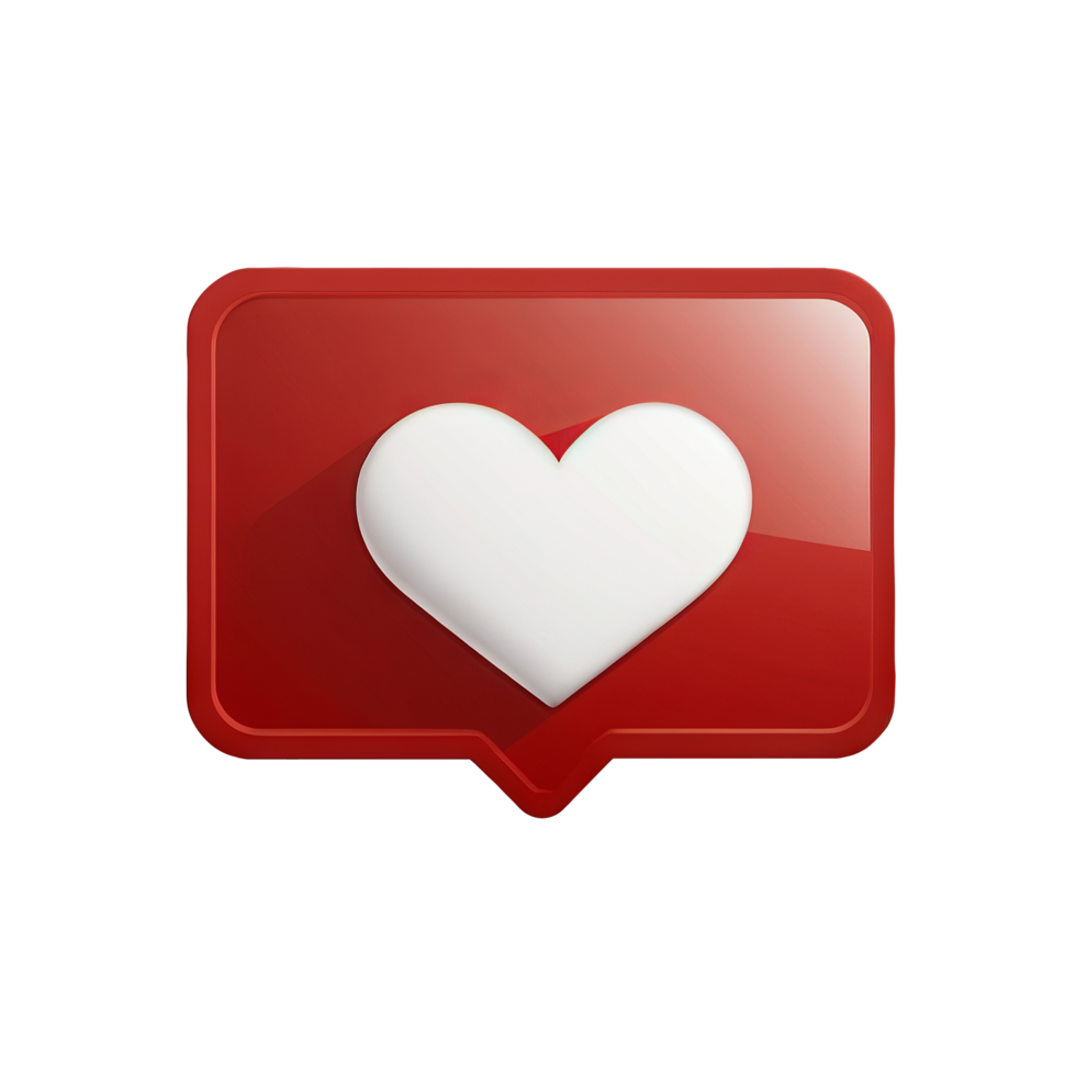 Like bubble icons on transparent background png