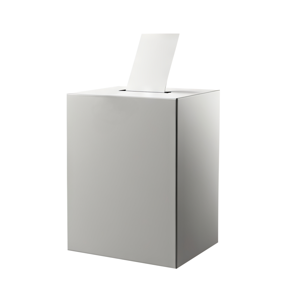 A ballot box and casting vote transparent background png