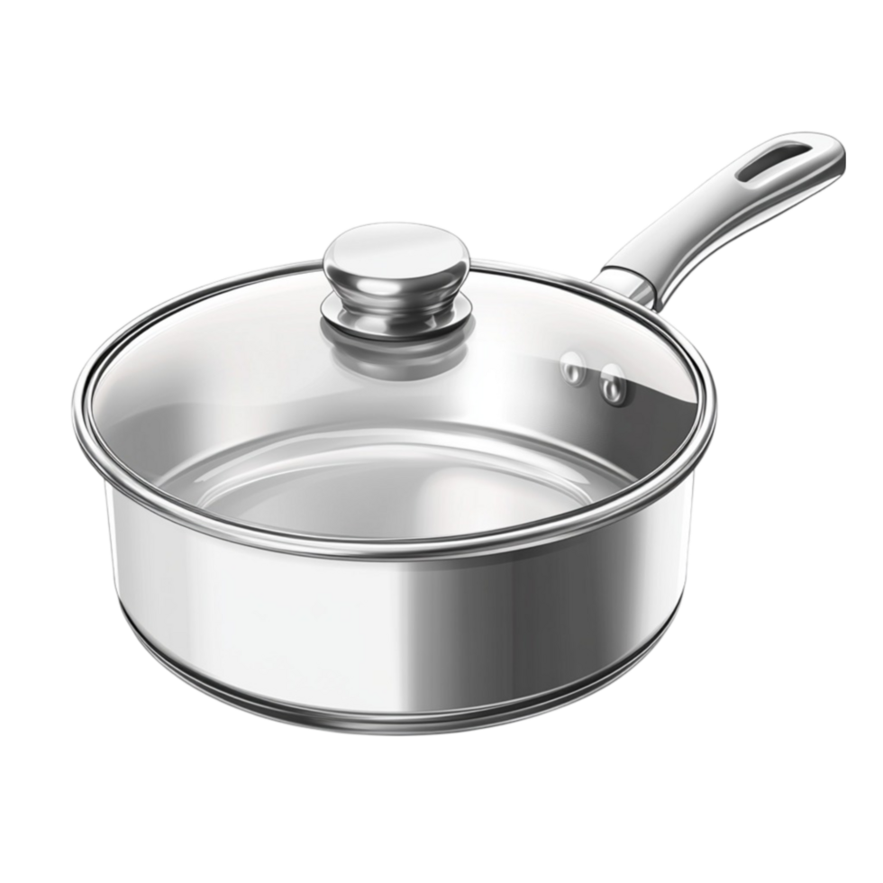 Pan with Lid on Transparent Background png