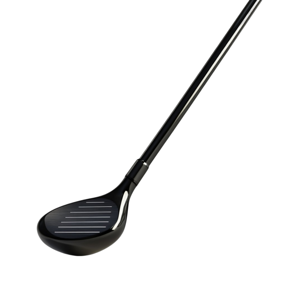 Golf Player Swinging Isolated on Transparent Background png