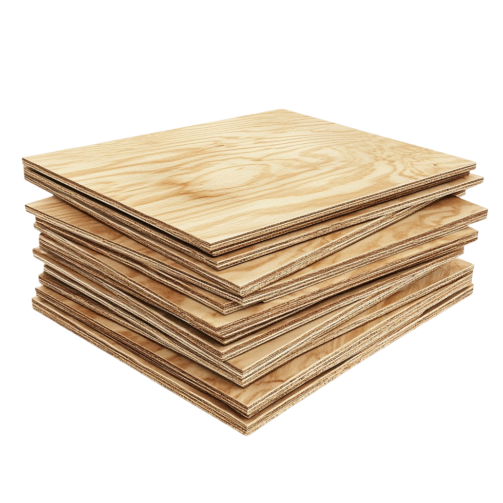 Stacked Wooden Planks with Rough Texture and Natural Finish png