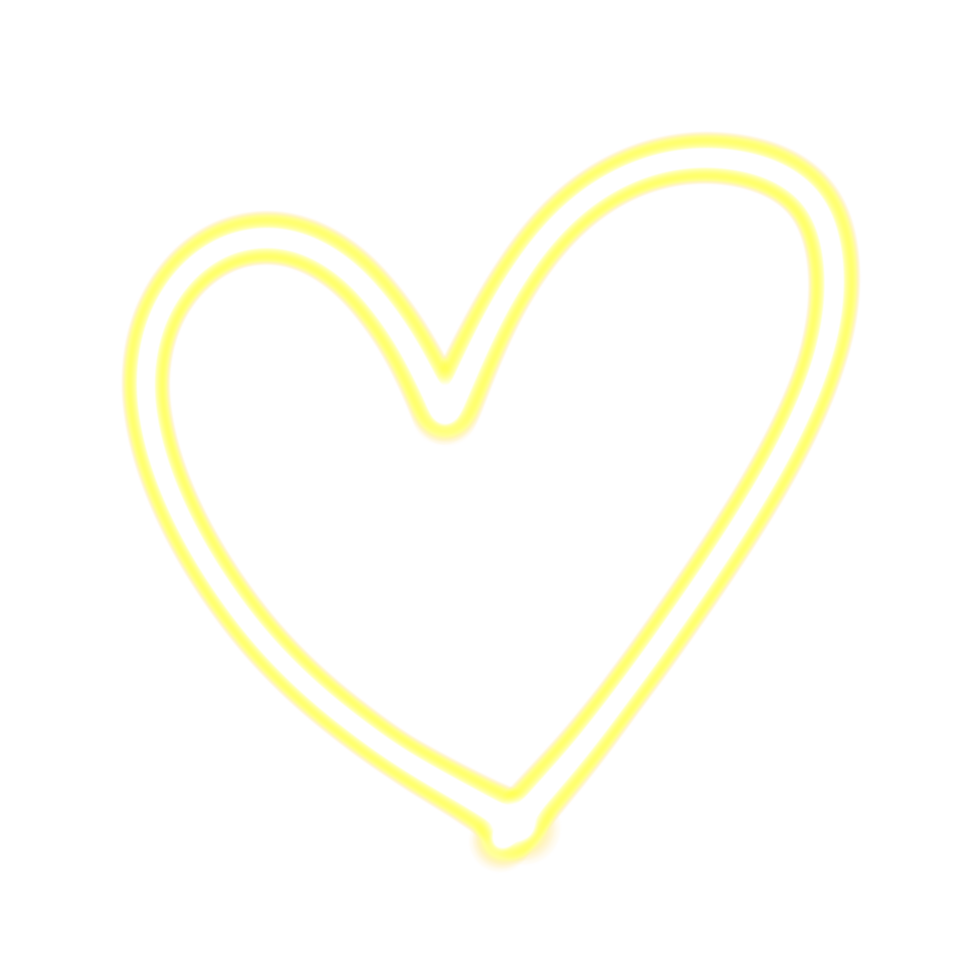 a heart shaped line on a transparent background png