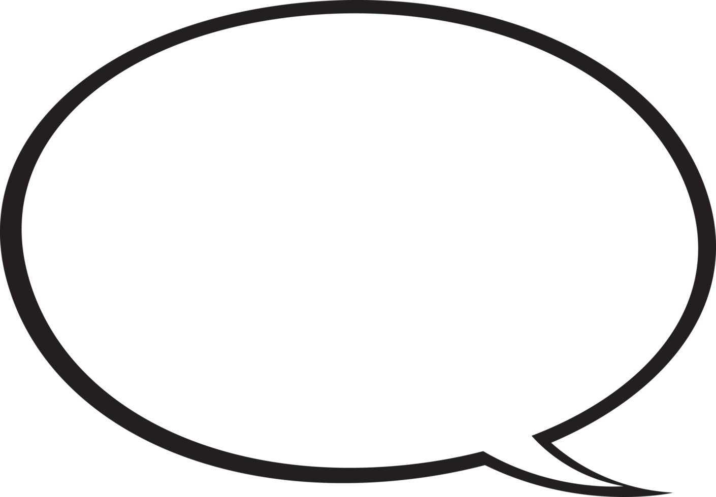 Retro empty comic bubbles on transparent vintage design pop art style png