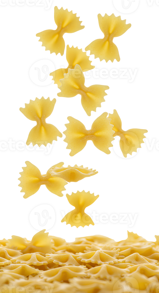 Pasta for cooking made with wheat flour as a symbol of Italian cuisine, emphasizing its versatility in classic dishes, fresh ingredients, and Mediterranean culinary traditions png