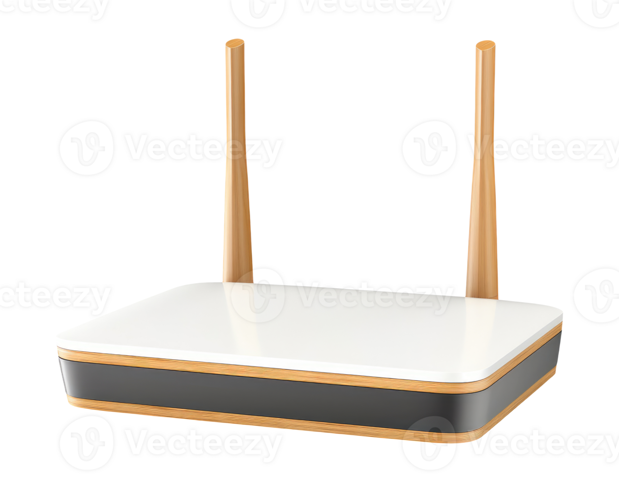 Modern router isolated png