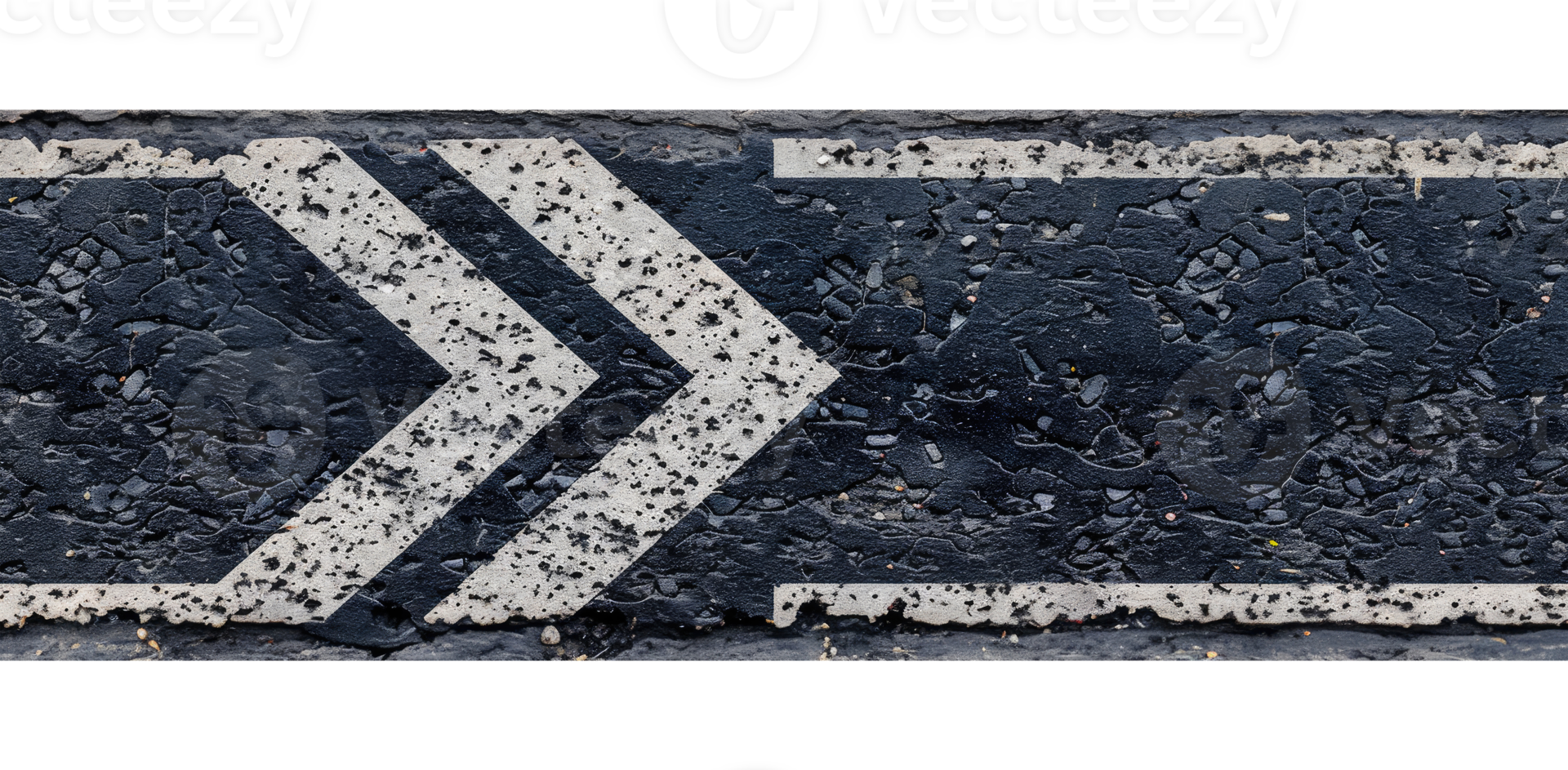 Asphalt road with arrow png
