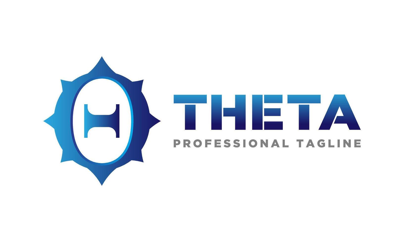 Theta logo, Compass logo, Scientific Logo Design, Engineering education logo design Icon sign symbol Illustrations, theta gama alpha icon vector
