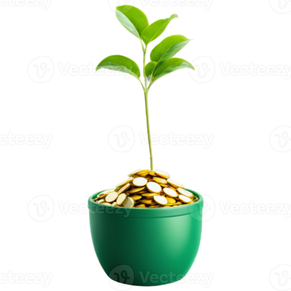 pot of coins png