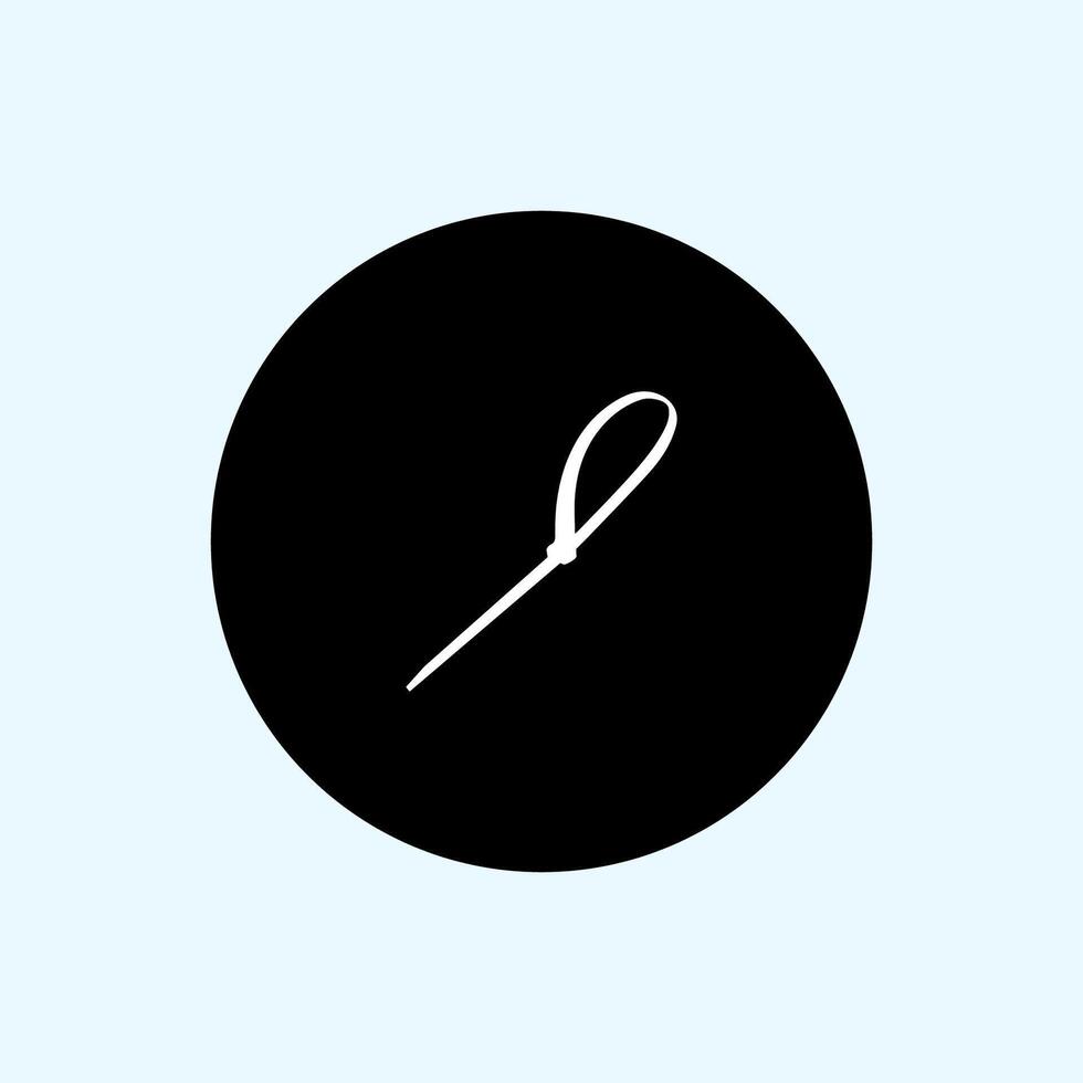 simple cable ties icon vector