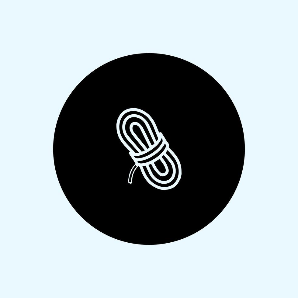 simple rope icon symbol design vector