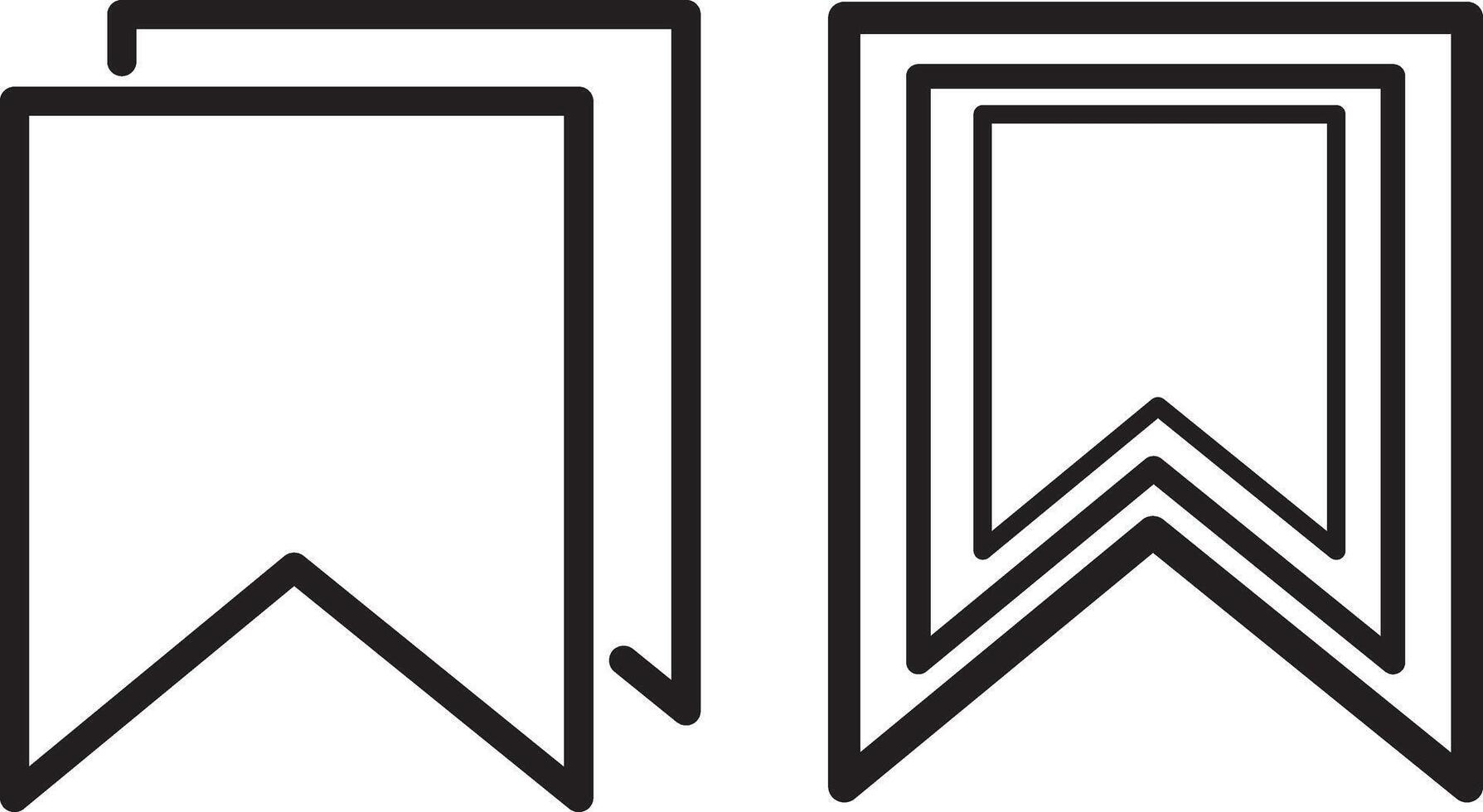 Bookmark icon, remove, plus. Bookmark button. Bookmark brand unsaved icons symbol. vector