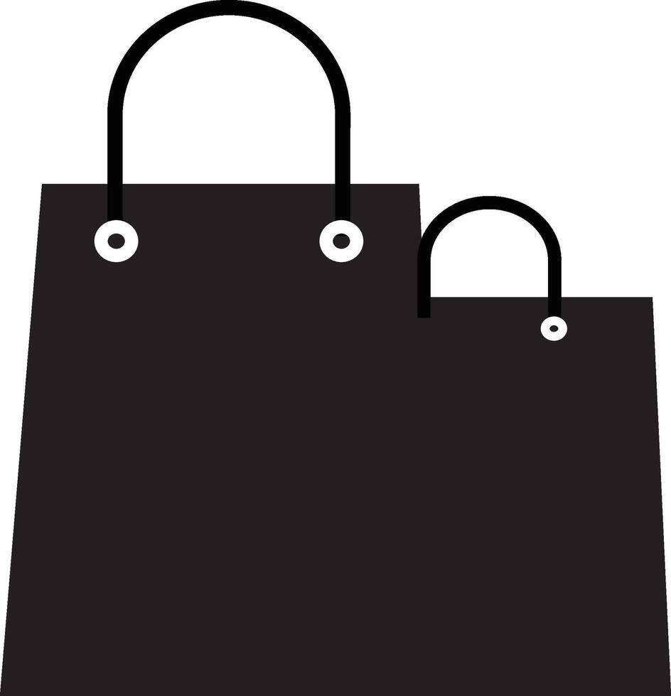 Shopping bag icon illustration, Simple icon. Web site page and mobile app design vector