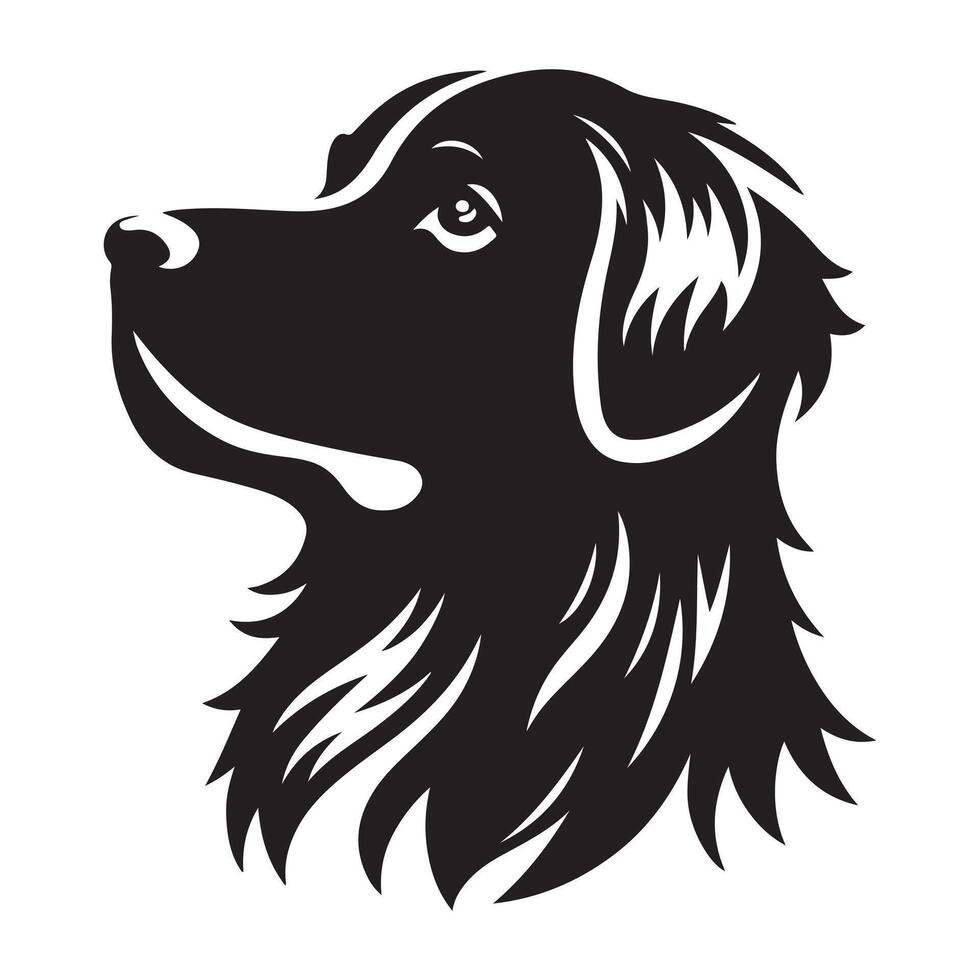 An illustration of a Pyrenean shepherd vector