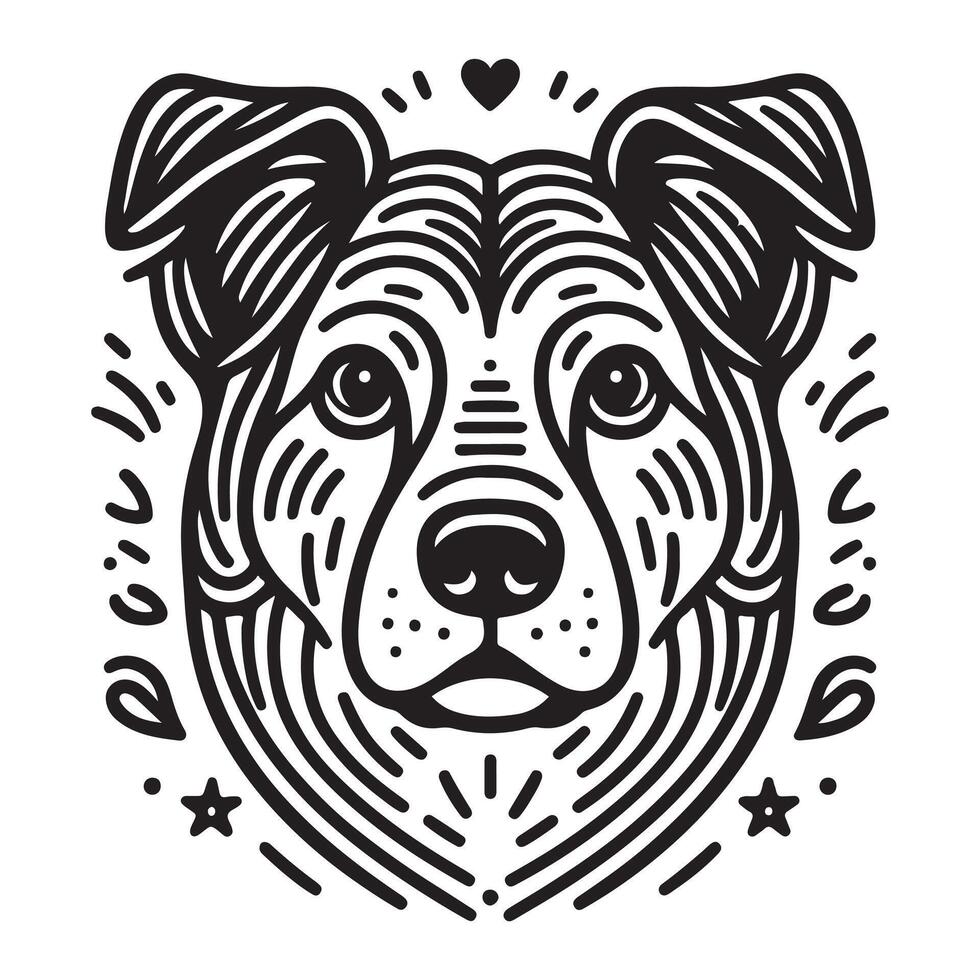 Set graphics of dog silhouettes against a white background vector