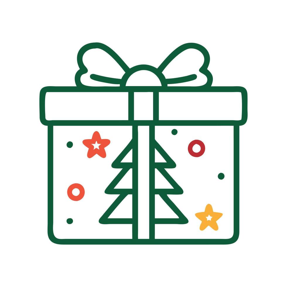 Chirstmas Gift Box vector
