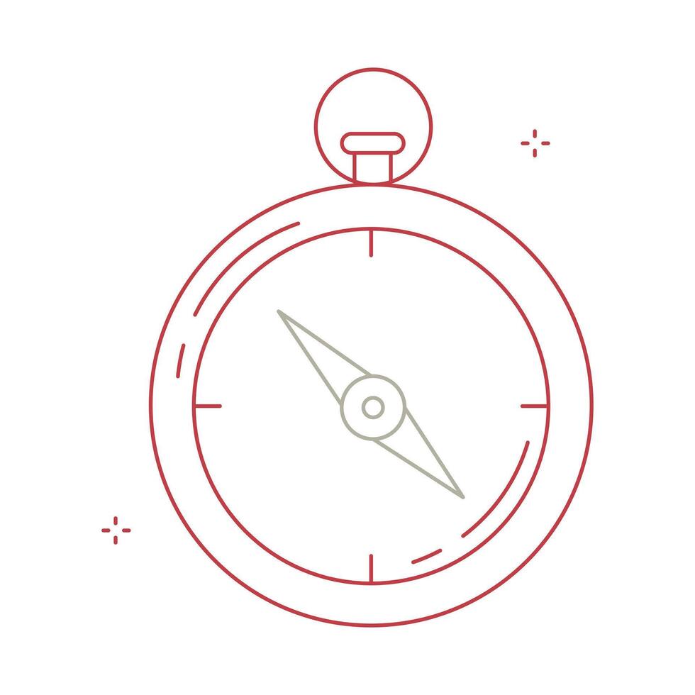 Adventure Navigation Compass Icon design vector