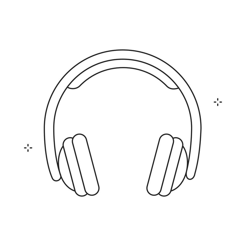 Tech Headphone Headset Earphone Icon Design vector
