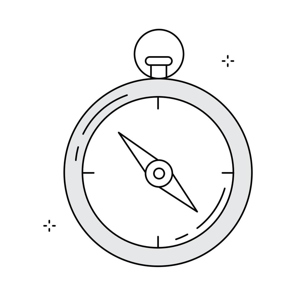 Travel and Navigation Compass Icon design vector