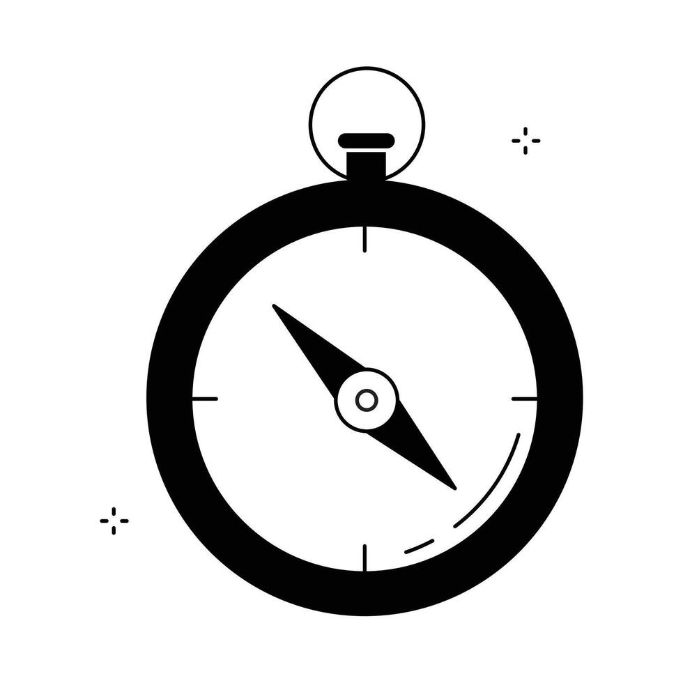 Navigator Compass Direction Icon Design vector