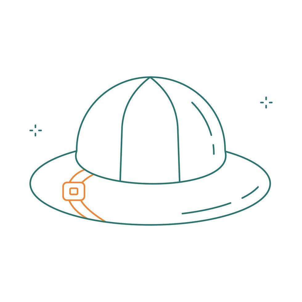 Explorer Safari Hat Icon Design vector