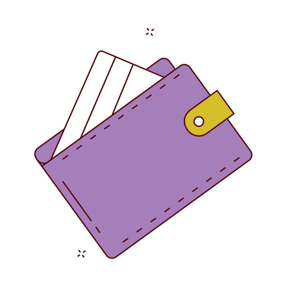 Compact Travel Wallet Icon Design vector
