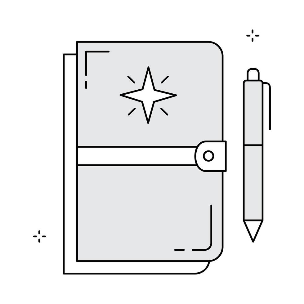 Journey Travel Journal Diary Icon Design vector