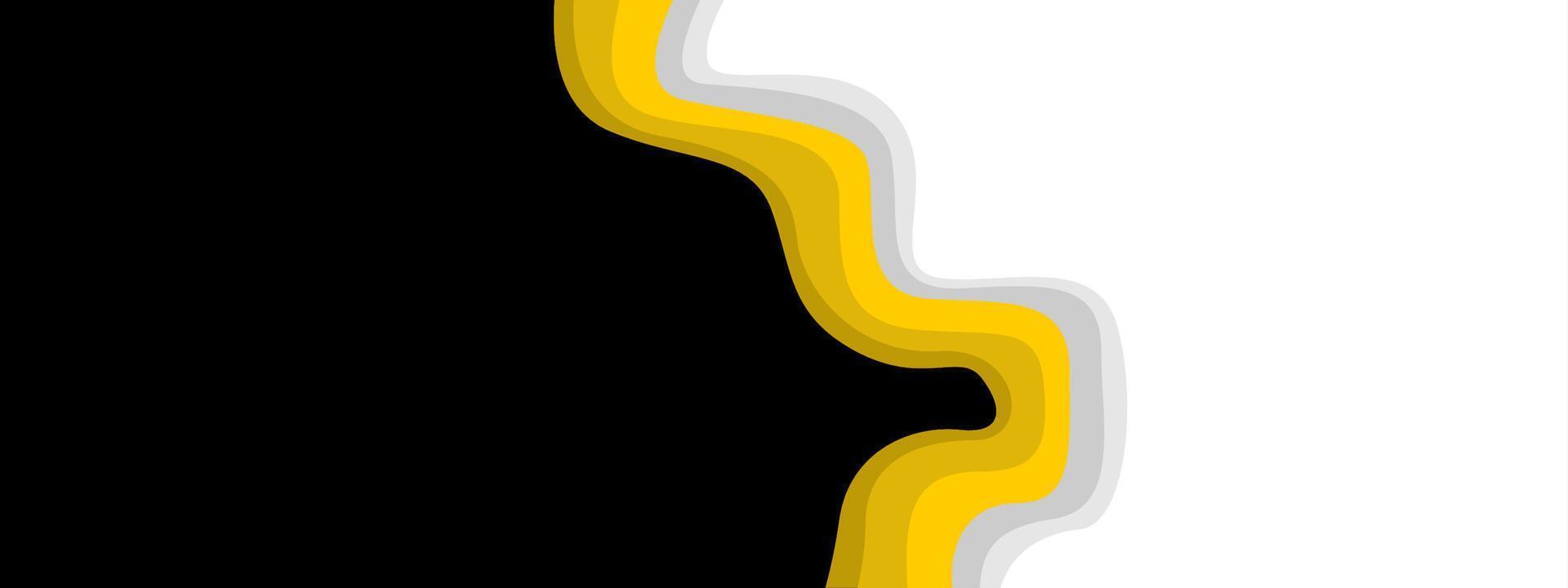 Black Friday Sale Banner with Bold Black and Yellow Theme vector
