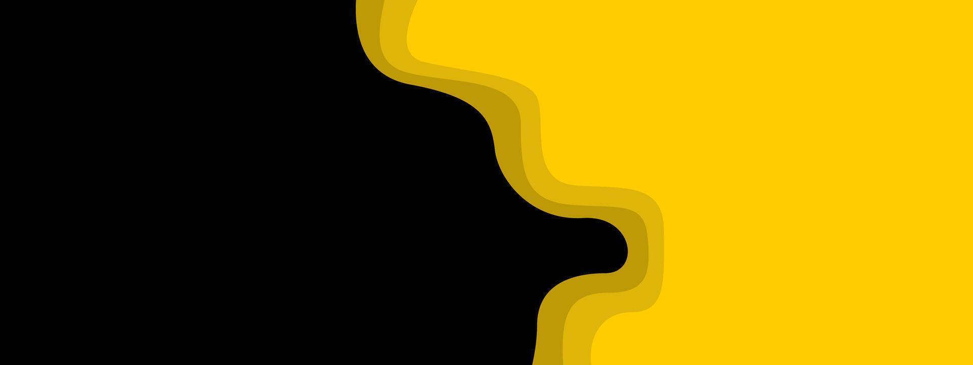 Stylish Black Friday Background in Black and Yellow Colors vector