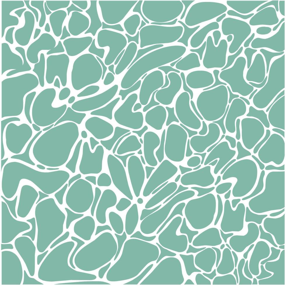 Abstract green liquid pattern on white background. Wallpaper decoration banner wrapping paper vector