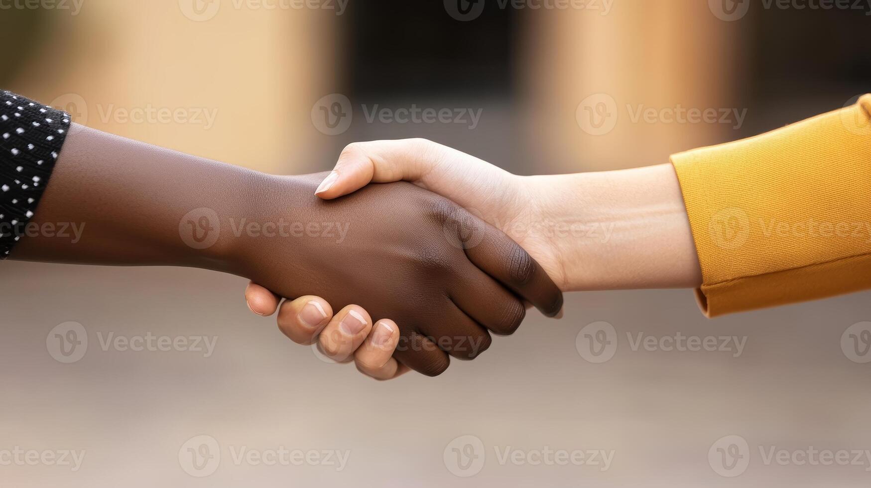 Diverse Hands Shaking Business Partnership Teamwork Collaboration Agreement Unity Re photo