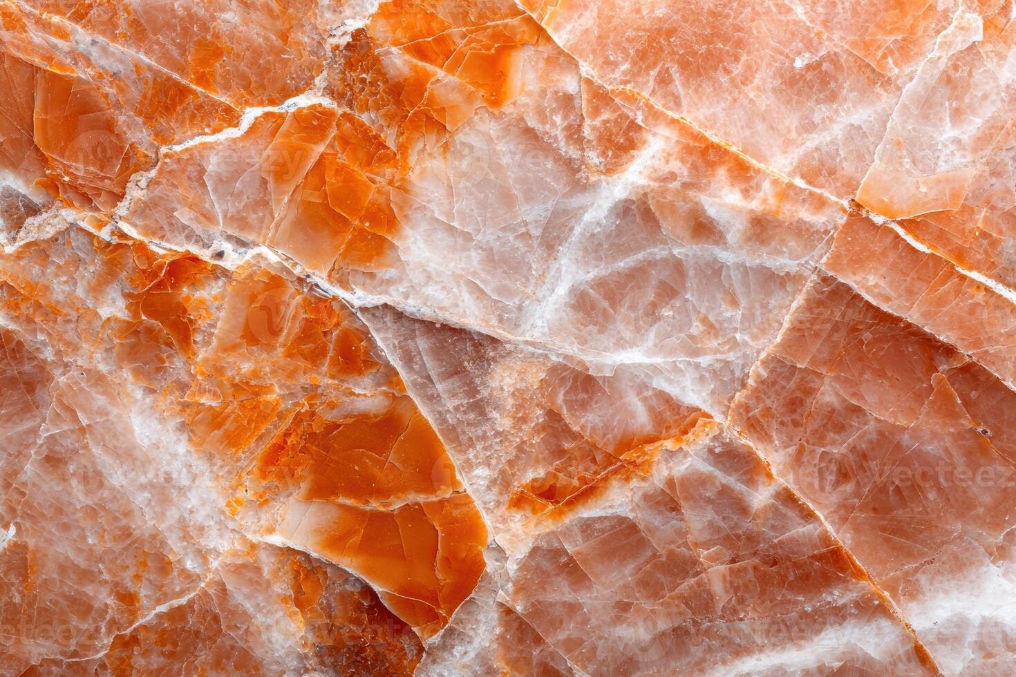 Orange and white marble texture background photo