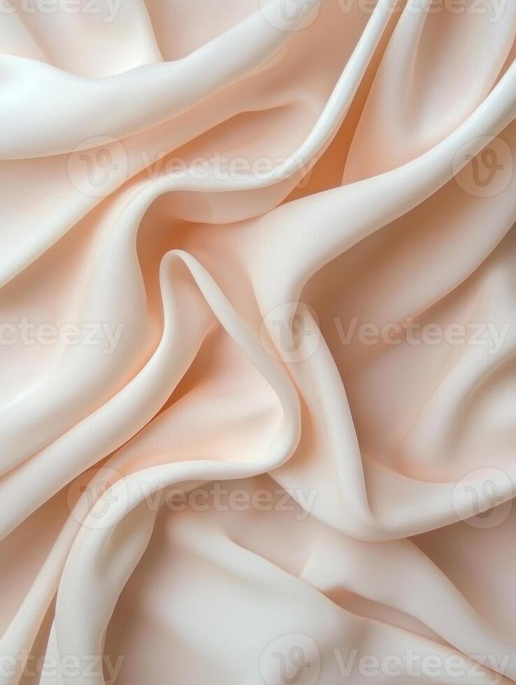 Peach colored fabric texture background photo