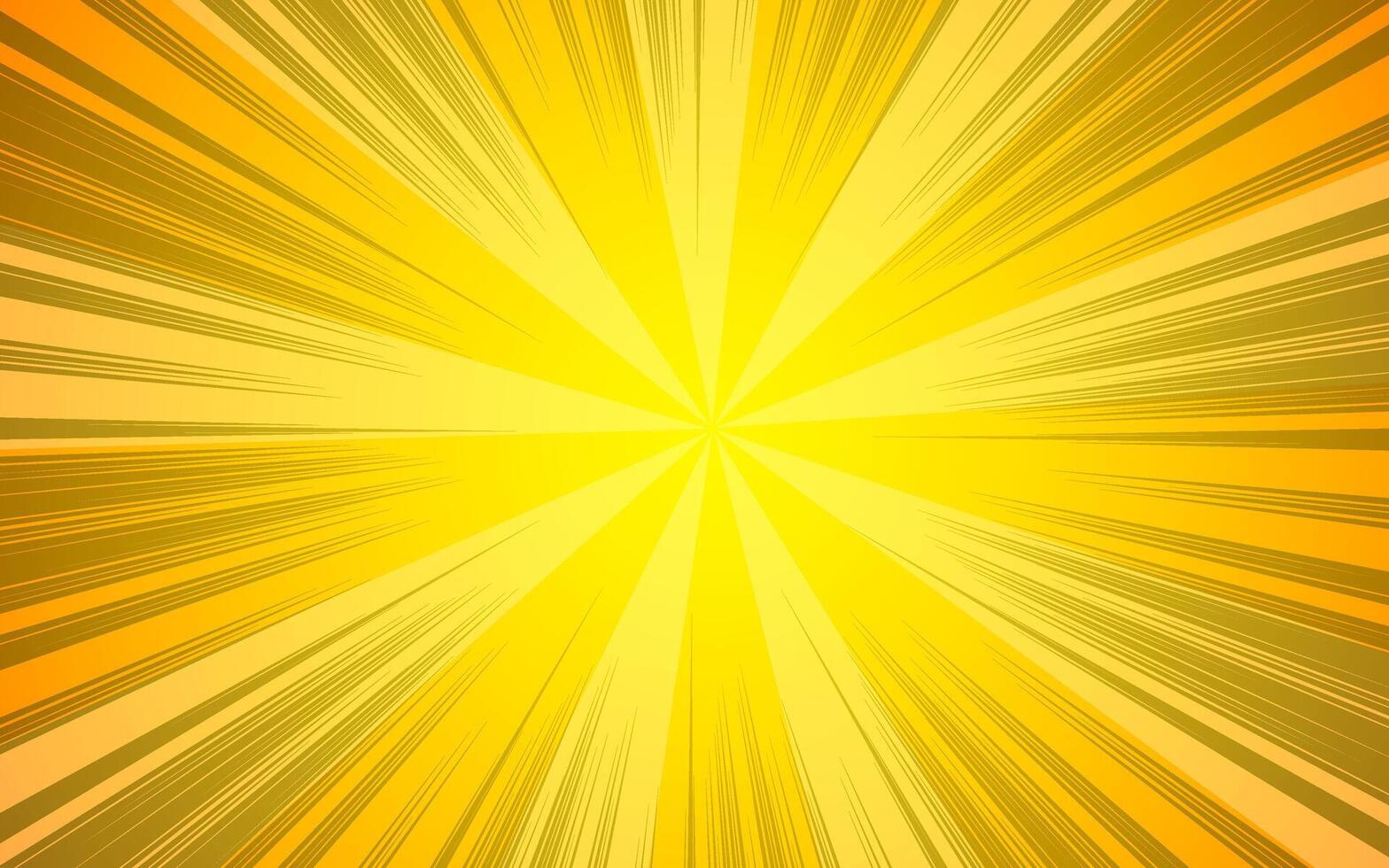 Comic background. Pop art texture. Anime design with explosion effect. Background with halftone gradient. vector