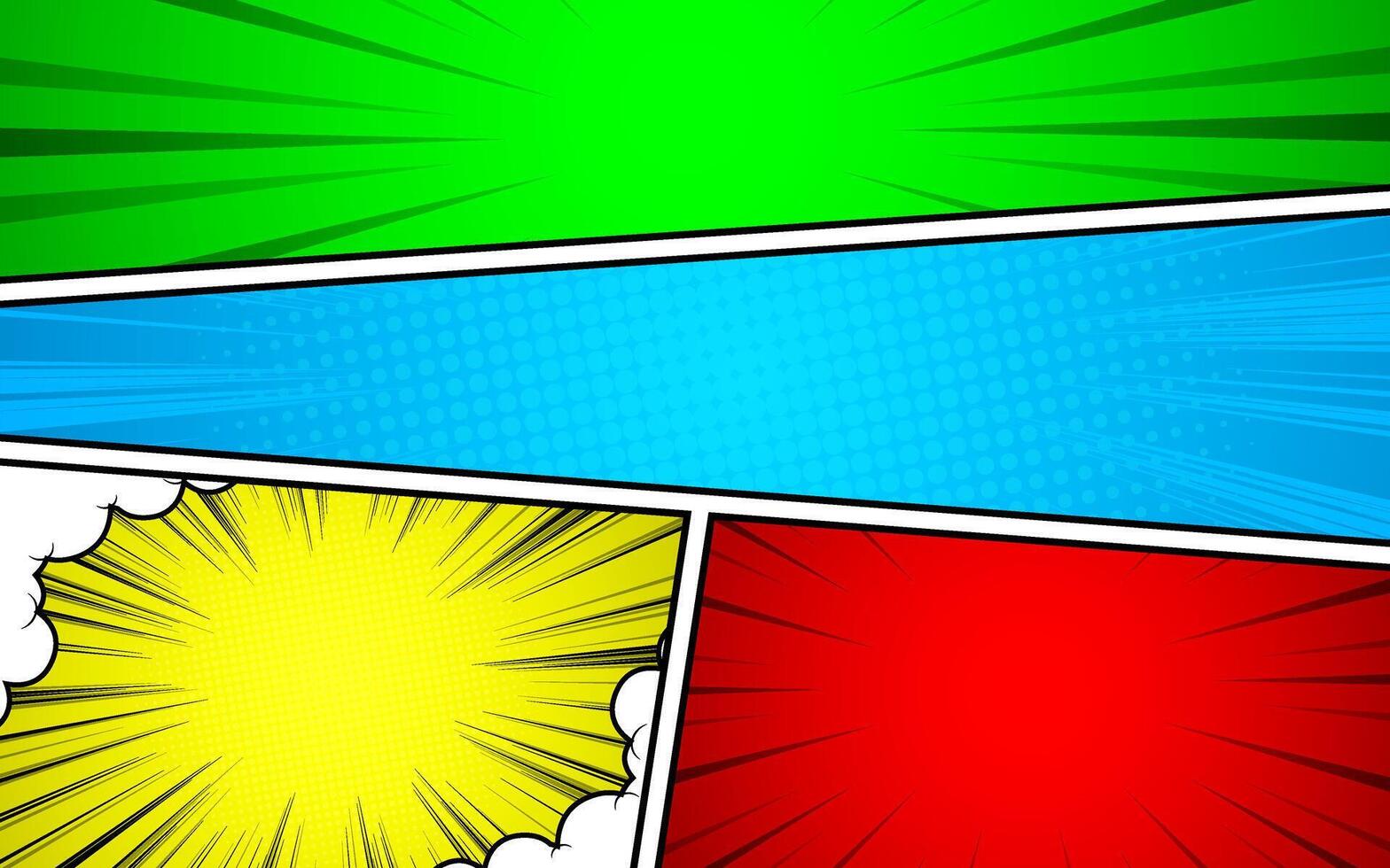 comic book. Cute cartoon explosion, and graphic conversation elements vector