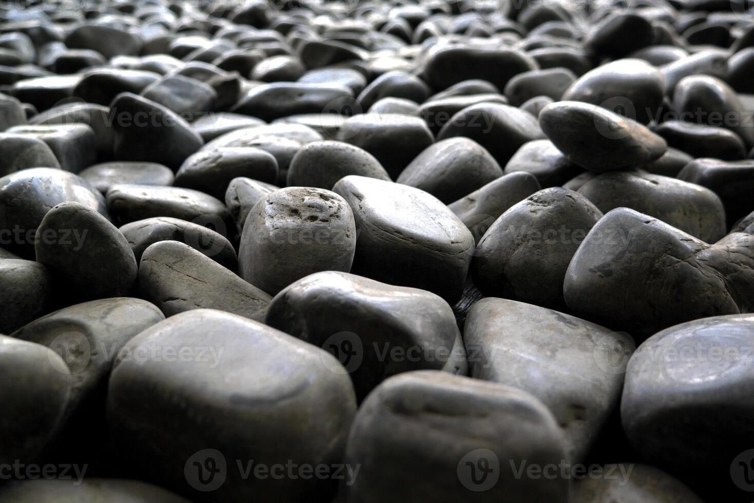 Grey stones full frame background - close up photo