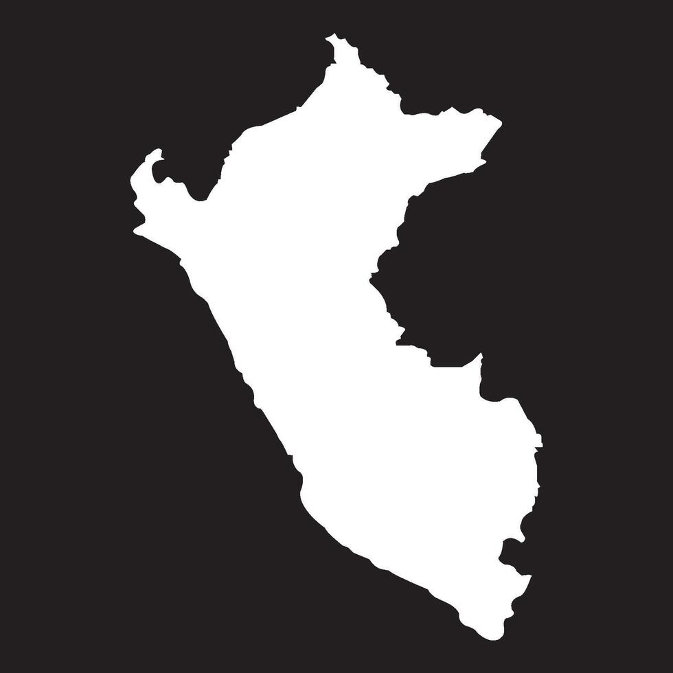 peru map icon design vector