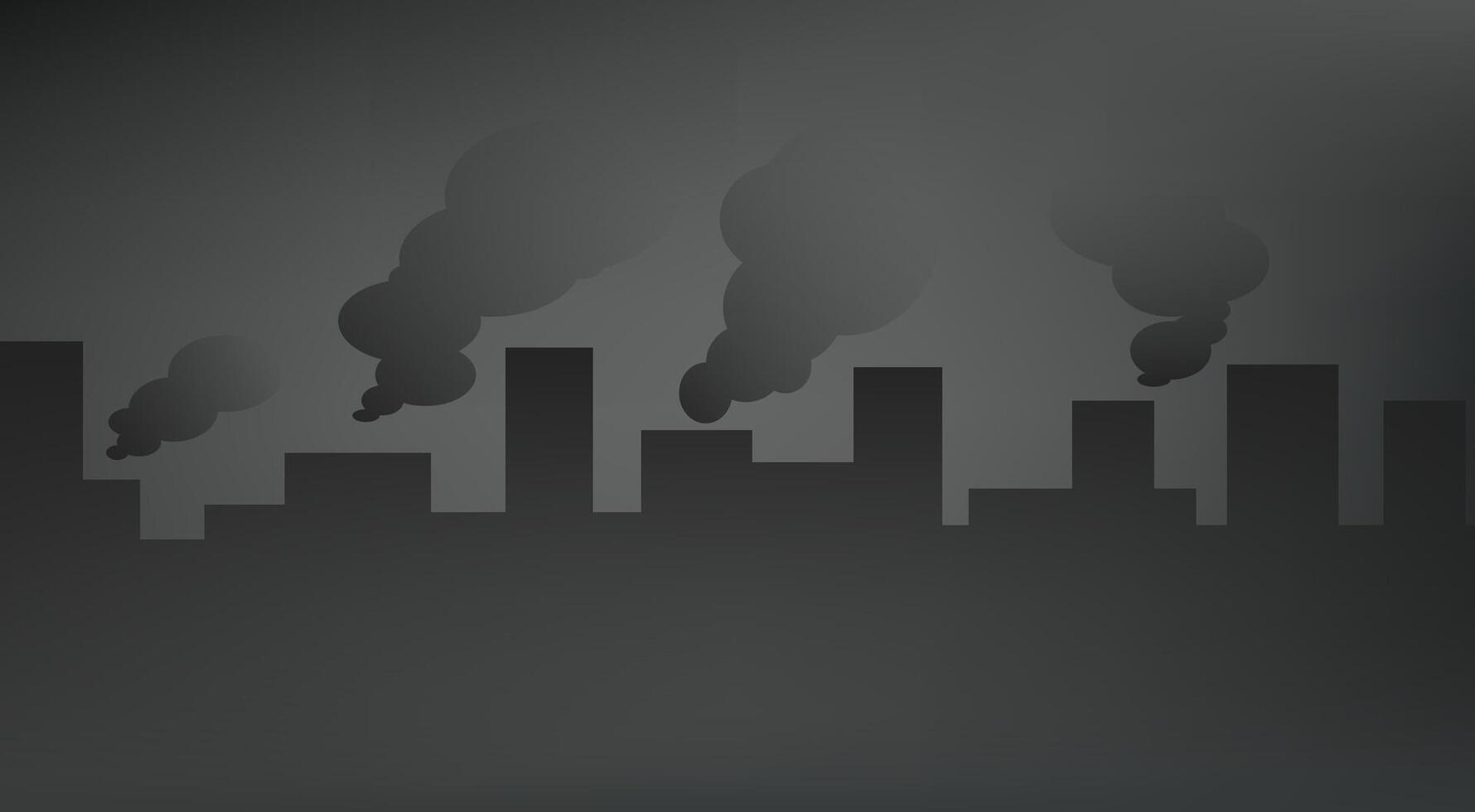 Air pollutant for backdrop, wallpaper, background. Toxic smoke from industrial factories floating in the air. illustration. vector