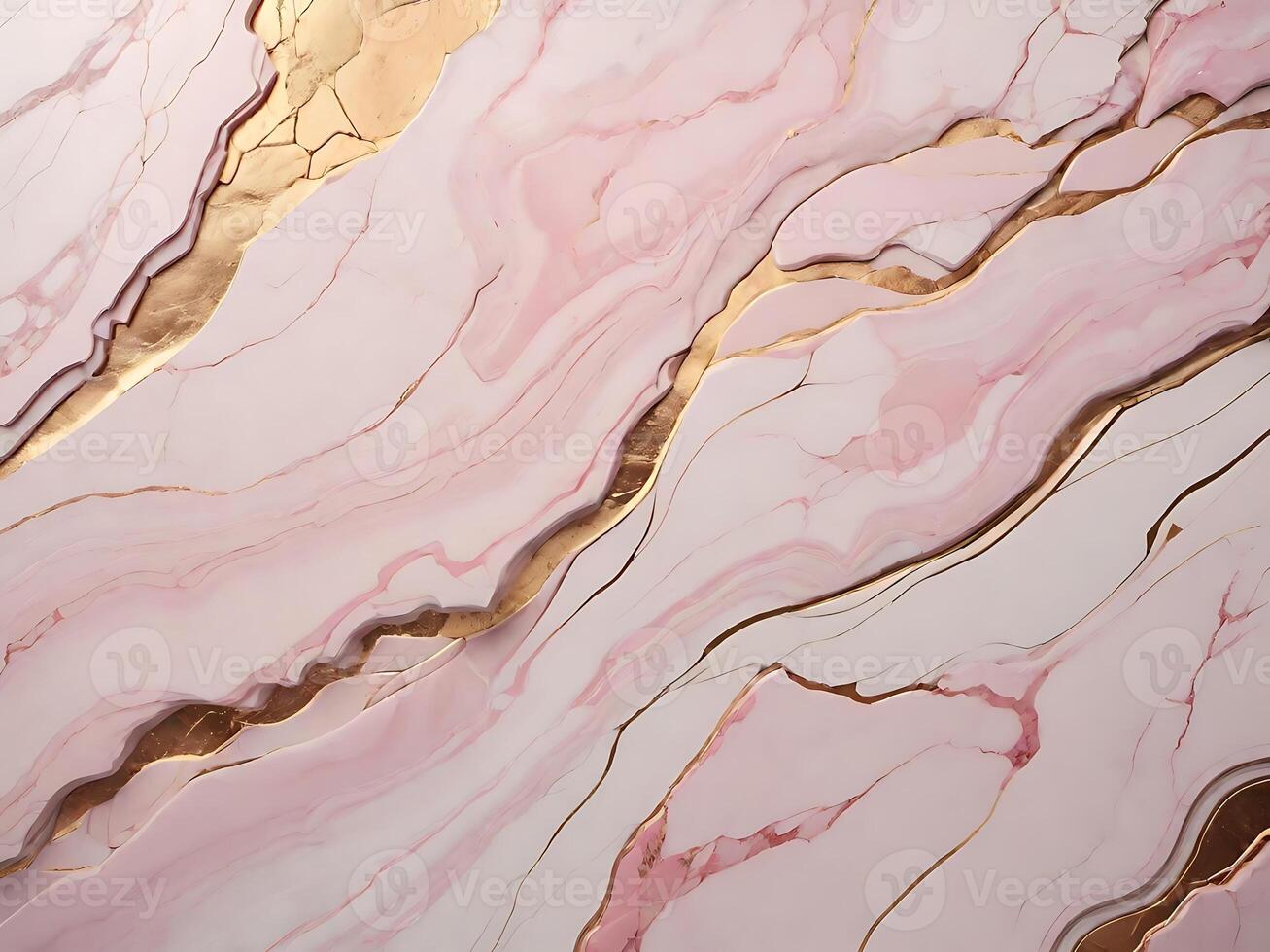 Texture cute Pink Pastel Marble Space with Gold Insets for Products elegant top view background photo