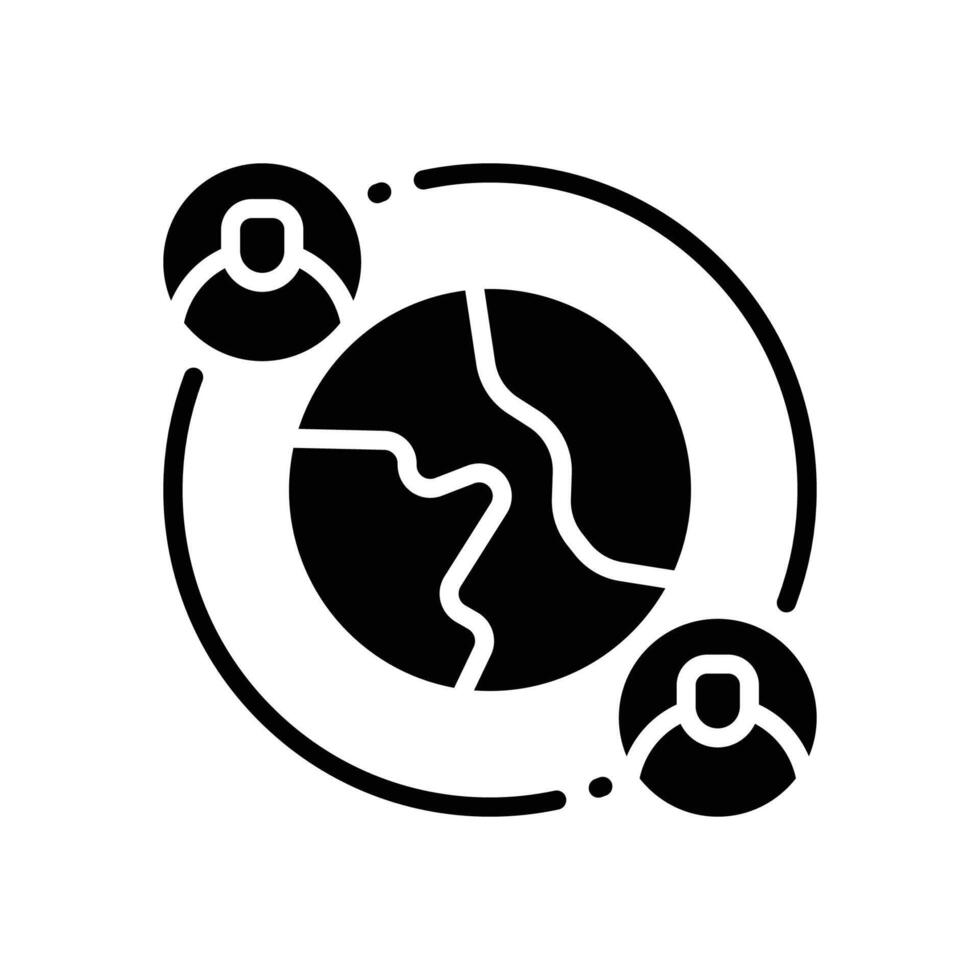 global network soldi icon vector