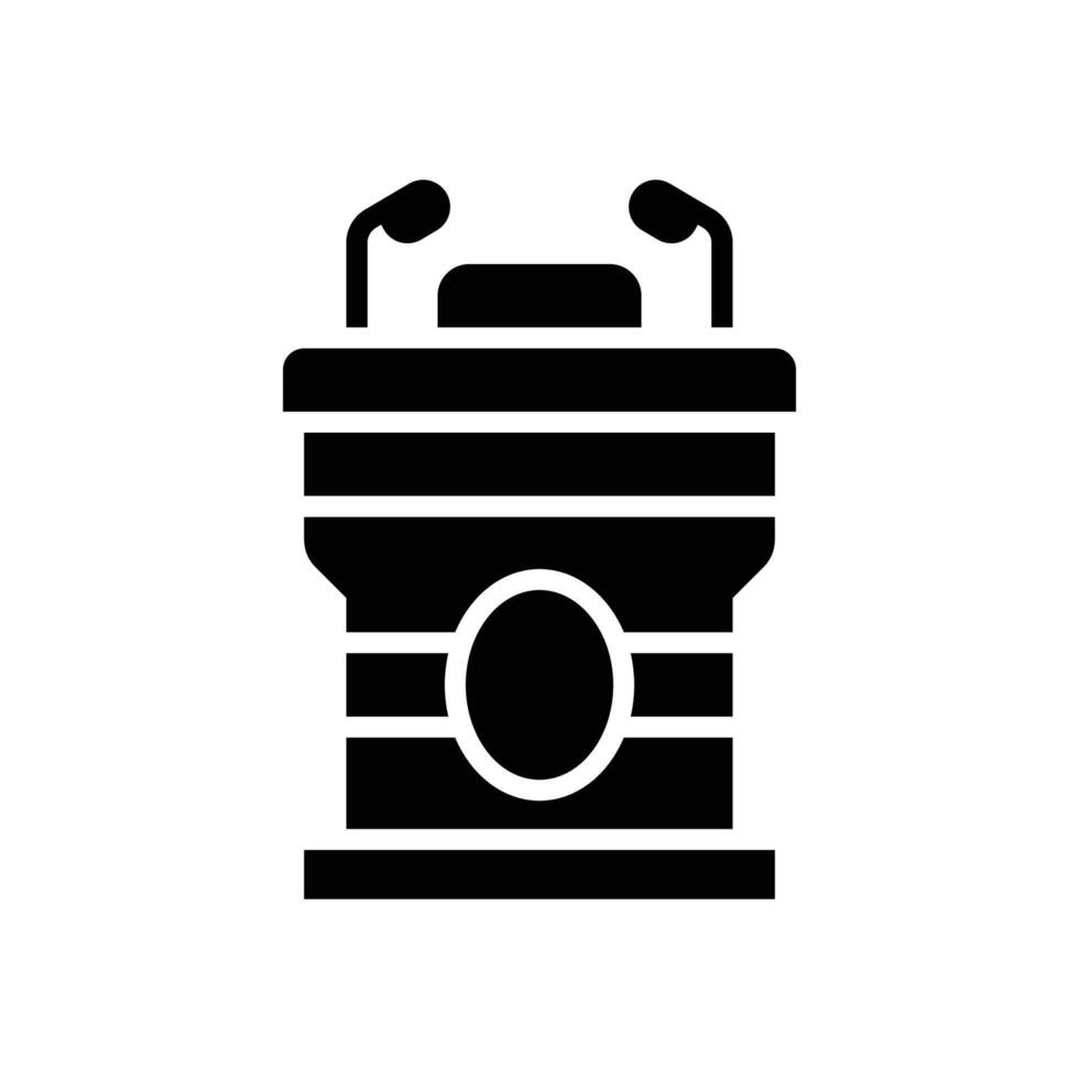 podium soldi icon vector