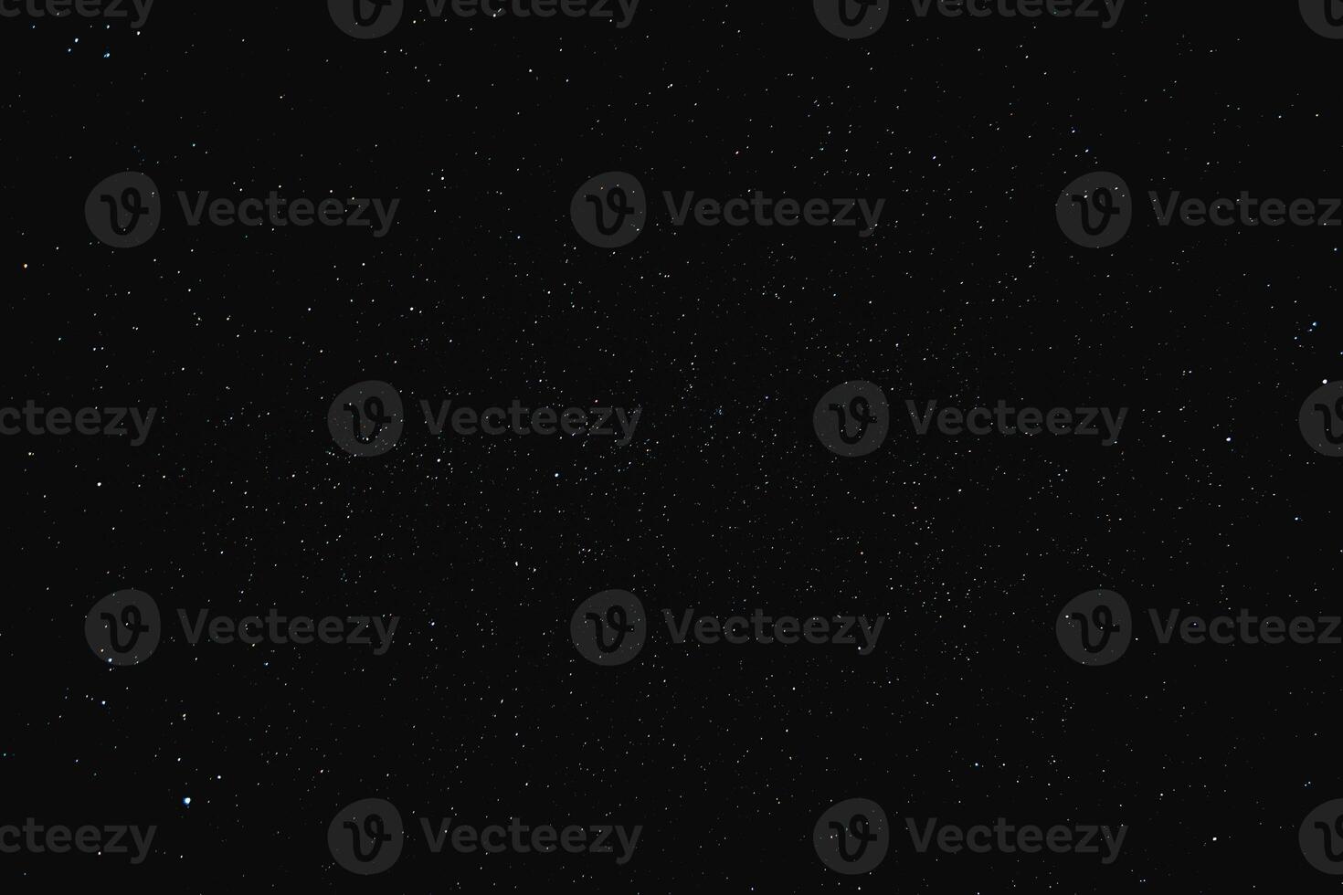 Night sky with lot of shiny stars, milky way photo