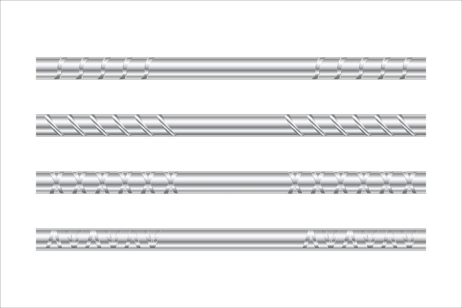 Steel Tmt Bar Design vector